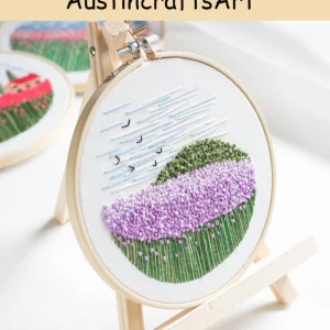 Scenery Flower Embroidery Kit