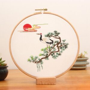 Chinese Flower Bird Embroidery Kit