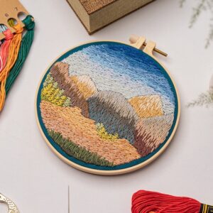 Meadow Scenery Hand Embroidery Kit