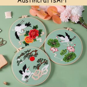 Chinese Style Crane Embroidery Kit