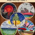 Abstract Landscape Embroidery Kit