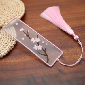 Flower Leaf Bookmark Embroidery Kit