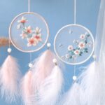 Flower Dream Catcher Embroidery Kit