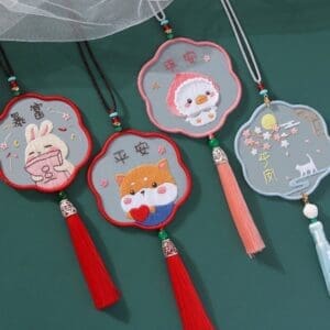 Chinese Amulet Pendant Embroidery Kit