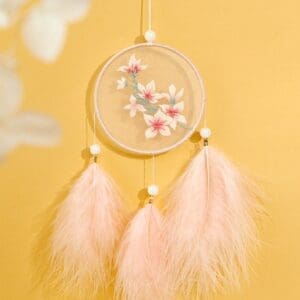 Flower Dream Catcher Embroidery Kit