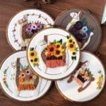 Cute 3D Alpaca Embroidery Kit