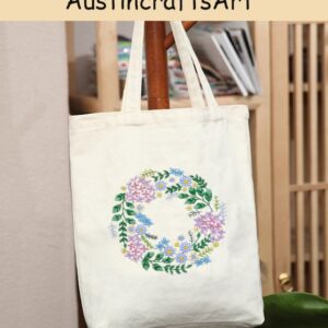 Garland Bouquet Embroidery Bag Kit