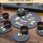 Chinese Style Embroidery Coaster Kit