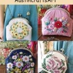 Flower Storage Bag Embroidery Kit