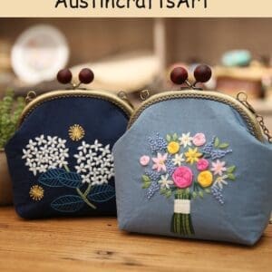 Wildflowers Storage Bag Embroidery Kit