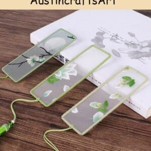 Flower Leaves Bookmark Embroidery Kit