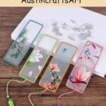 Flower Leaves Bookmark Embroidery Kit