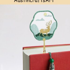 Cute Animal Embroidery Bookmark Kit