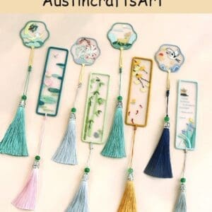 Cute Animal Embroidery Bookmark Kit