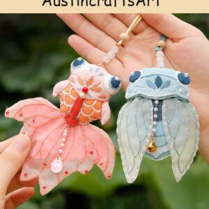 Butterfly Fish Embroidered Amulet Kit