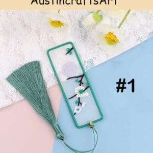 Chinese Style Embroidery Bookmark Kit