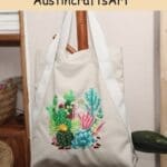 Flowers Plants Embroidery Bag Kit