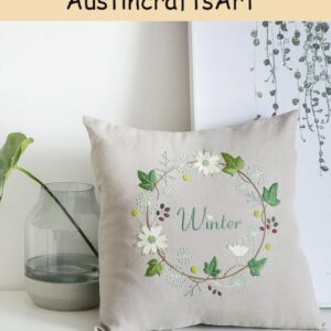 Garland Embroidered Pillow Case Kit
