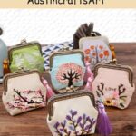 Floral Coin Purse Embroidery Kit