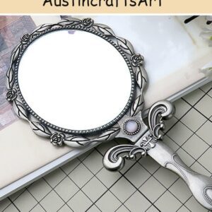 Flower Cosmetic Mirror Embroidery Kit