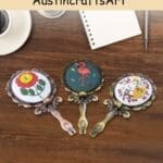 Flower Cosmetic Mirror Embroidery Kit