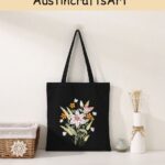 DIY Flowers Embroidery Tote Bag Kit