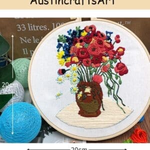 Van Gogh Sunflower Embroidery Kit