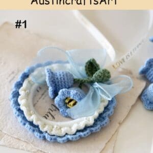 Flower Garland Pendant Crochet Kit