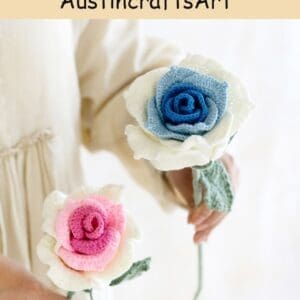 DIY Handmade Rose Crochet Kit