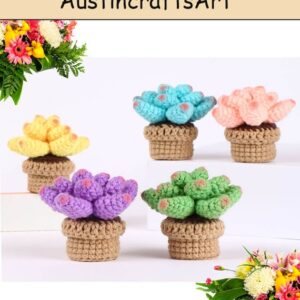 Cute Cactus Potted Crochet Kit