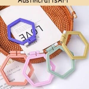 Plastic Hexagon Embroidery Hoop