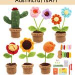 DIY Flowers Cactus Crochet Kit