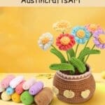 Daisy Flower Potted Crochet Kit