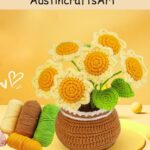 DIY Sunflower Potted Crochet Kit