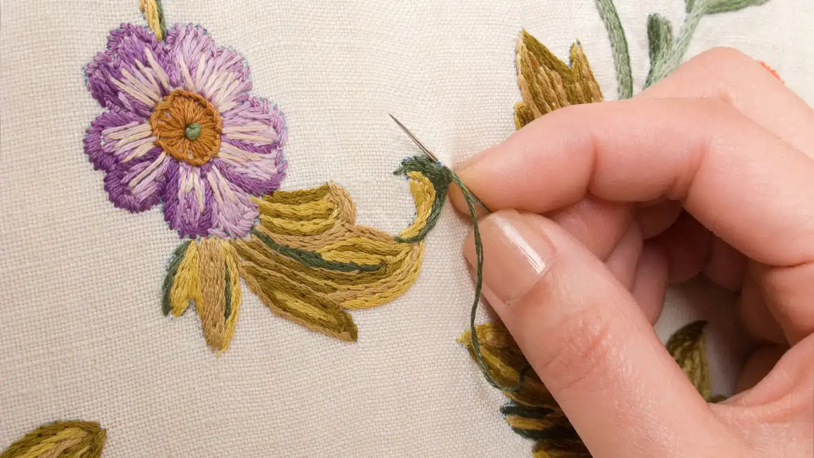 How to Embroider Flower and Stitches Used in Flower Embroidery