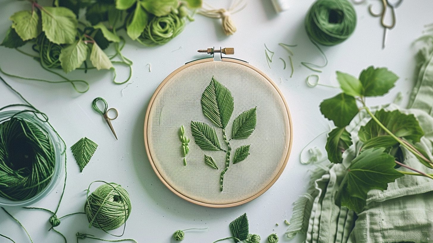 How to Embroider Leaves: 10 Stitches for Leaf Embroidery