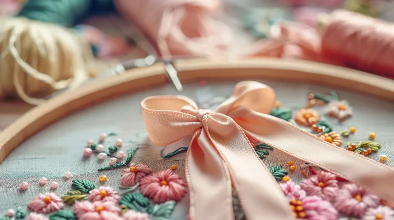 How to Embroider with Ribbon: A Guide to Silk Ribbon Embroidery