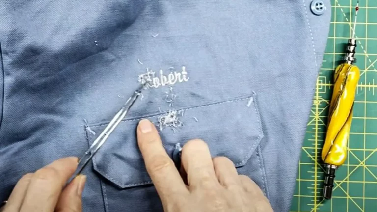 How to Get Embroidery Off: A Guide to Removing Embroidery from Fabric