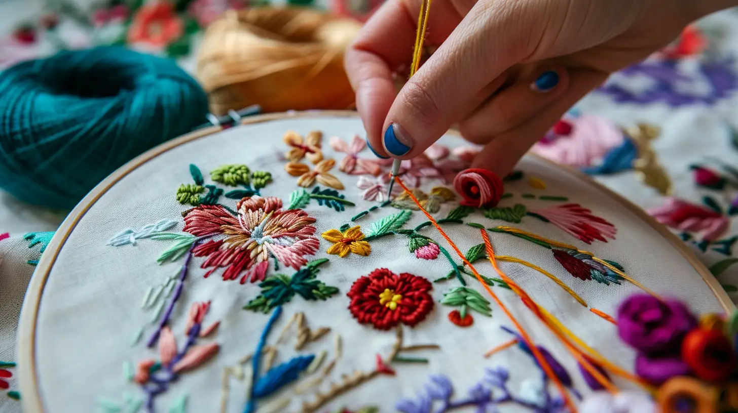 How to Tie off Embroidery Stitches: 4 Common Methods