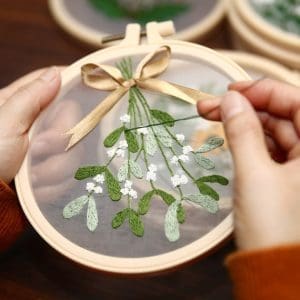 Beginner Mesh Flower Embroidery Kit