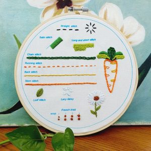 Beginner Sampler Embroidery Kit
