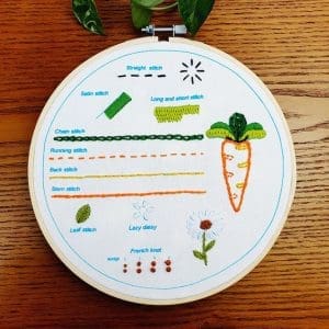 Beginner Sampler Embroidery Kit