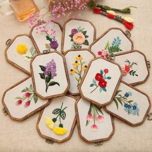 3D Plant Flower Embroidery Kit