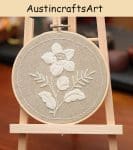 Easy Beginner Flower Embroidery Kit