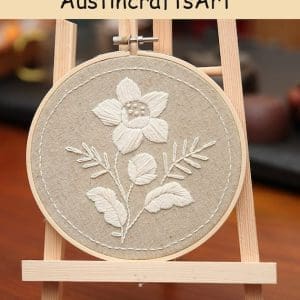 Easy Beginner Flower Embroidery Kit