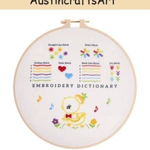 Animal Stitch Sampler Embroidery Kit