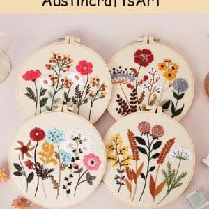 Wildflower Flower Embroidery Kit