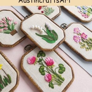 DIY Decoration Flower Embroidery Kit