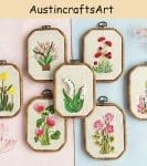 DIY Decoration Flower Embroidery Kit