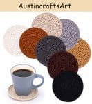 Multicolor Round Coaster Crochet Kit